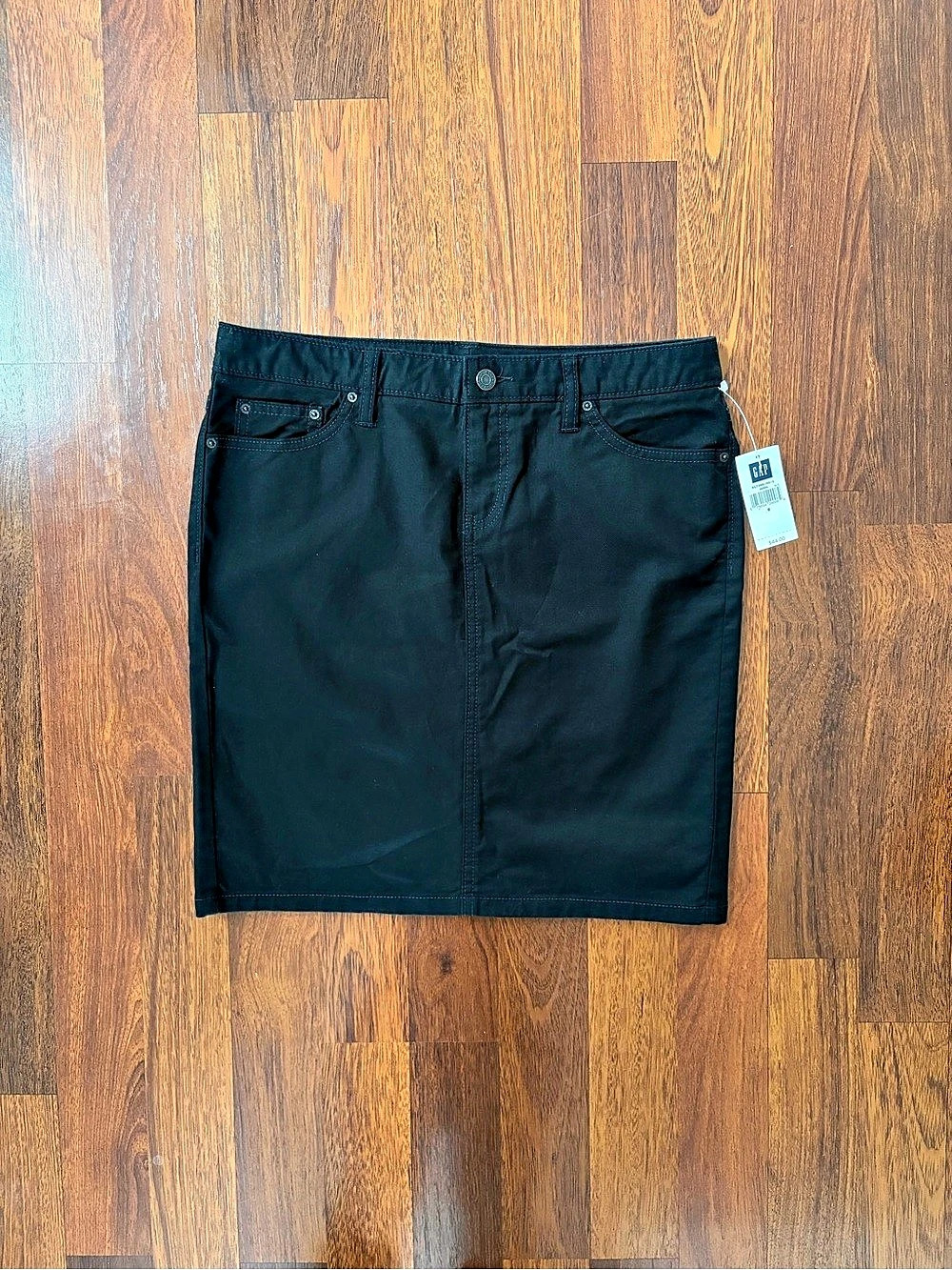 Gap Black Denim Skirt Size 6 NWT